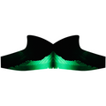 Green Mode skate skin design, black with a neon green glow