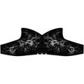 Black Goat skate skin design, black with a dark grey pattern