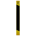 Flemingsbergs IK stick sticker design in black and yellow with club logo