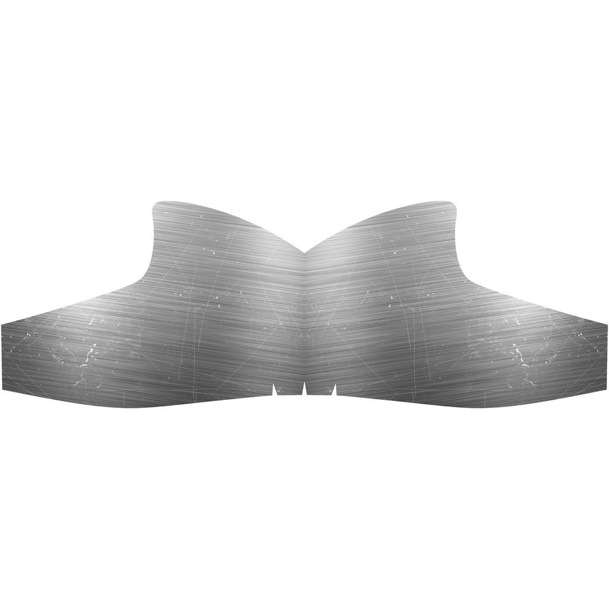 Skin-designen The Silver 1, borstad silverlook